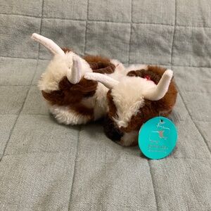 Texas Longhorn Baby Slippers